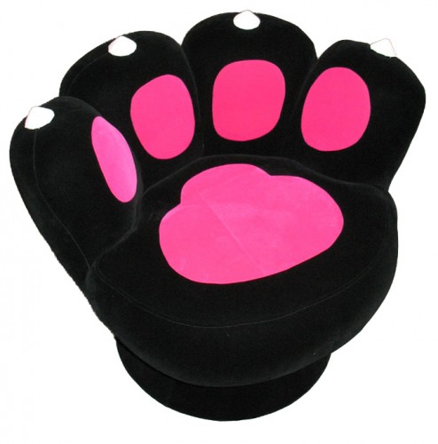 paw print chair cushion