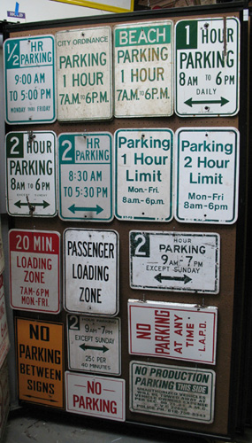 Traffic Signs Panel 41 Timed Parking No Parking in Traffic Signs