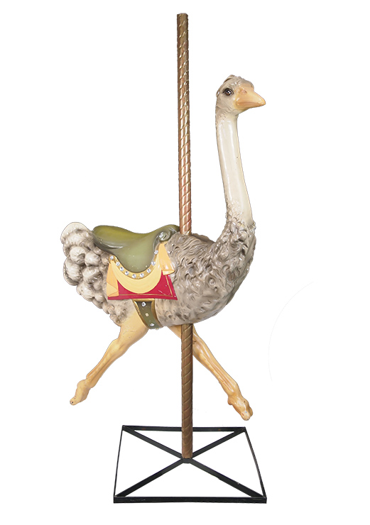 carousel ostrich in Circus & Carnival