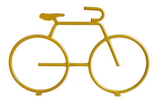 Yellow bike hot sale rack